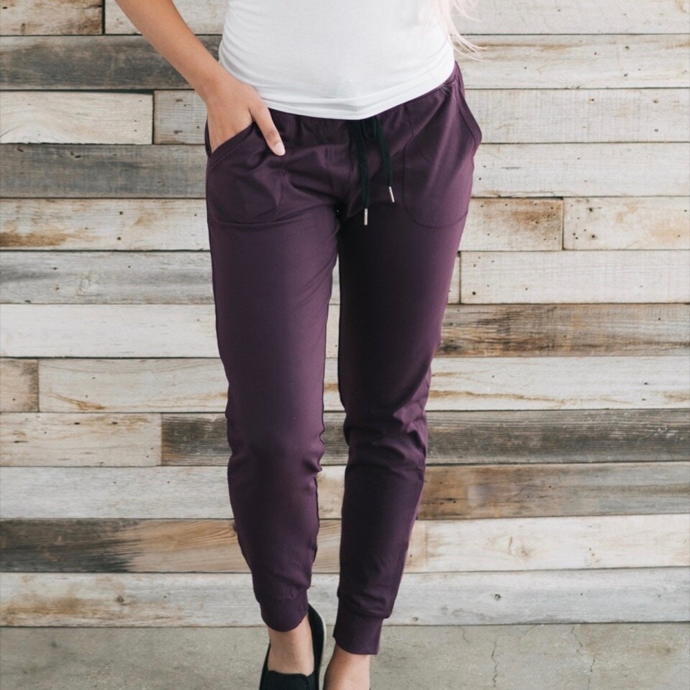 Zyia Plum Unwind Joggers